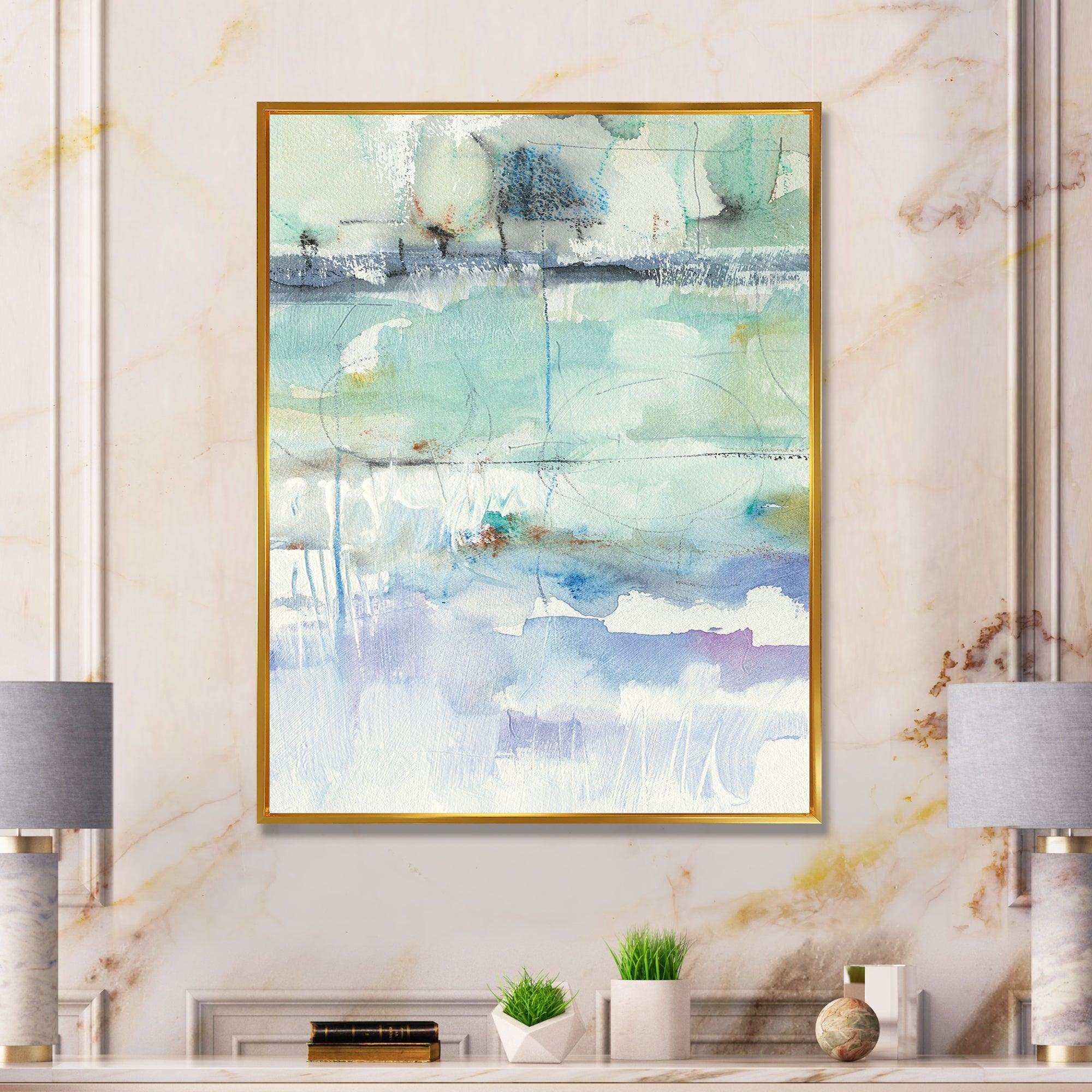 Blue Abstract Panel II