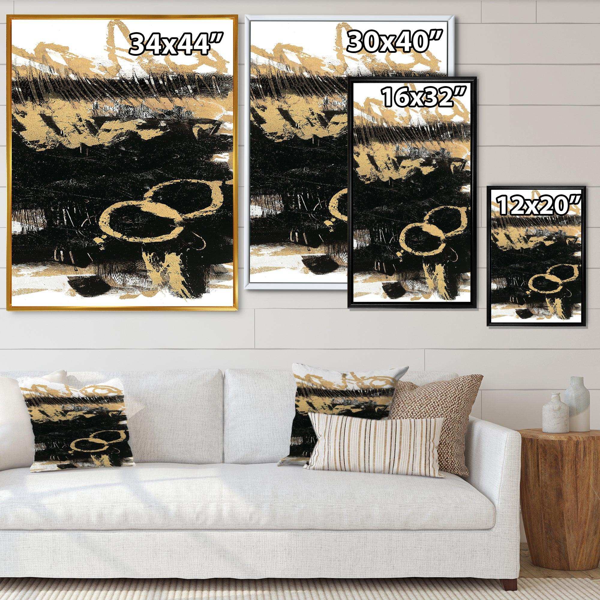 Gold and Black drift III