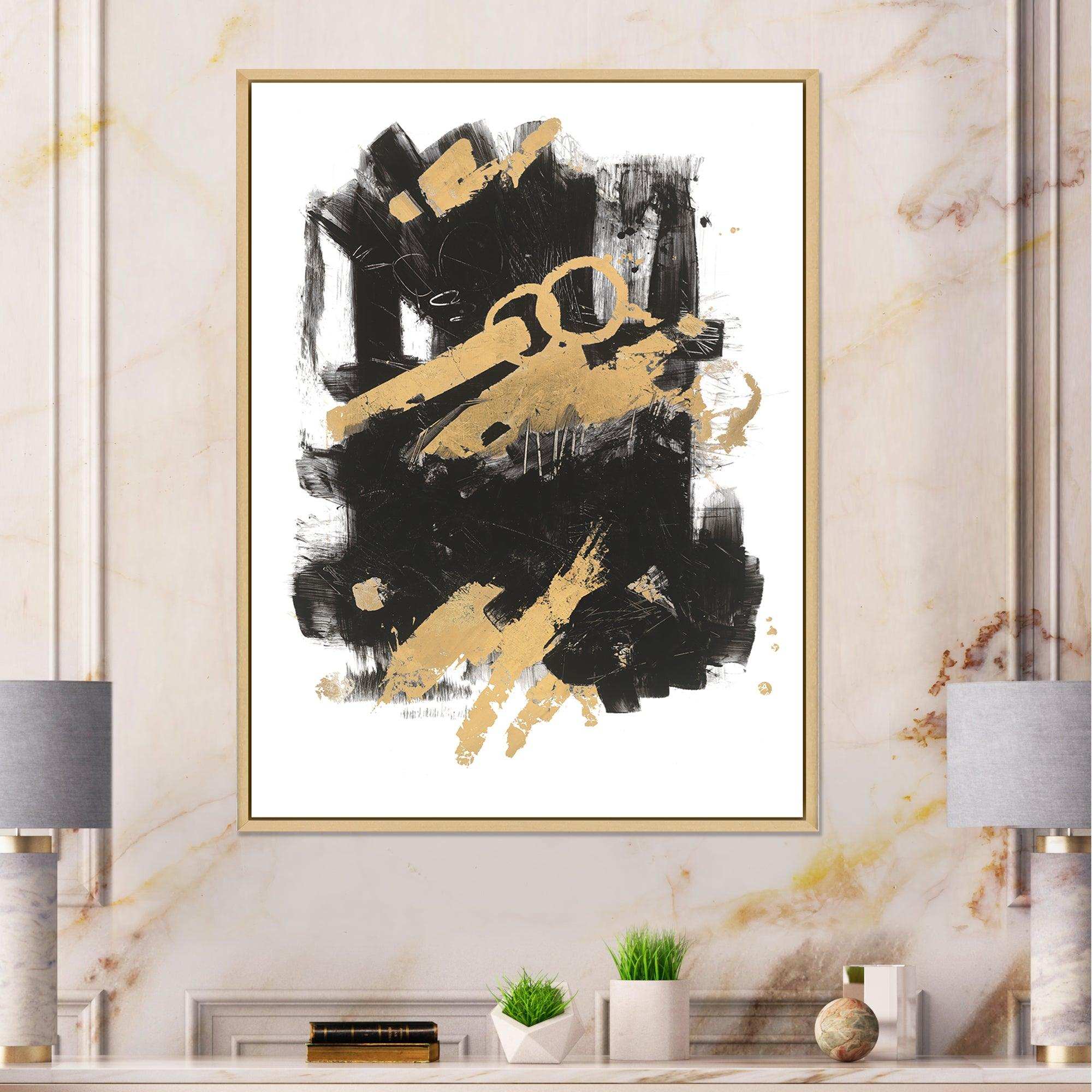 Gold and Black drift I