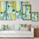 Yellow and Blue Splash