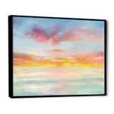 Pastel Pink And Blue Clouds