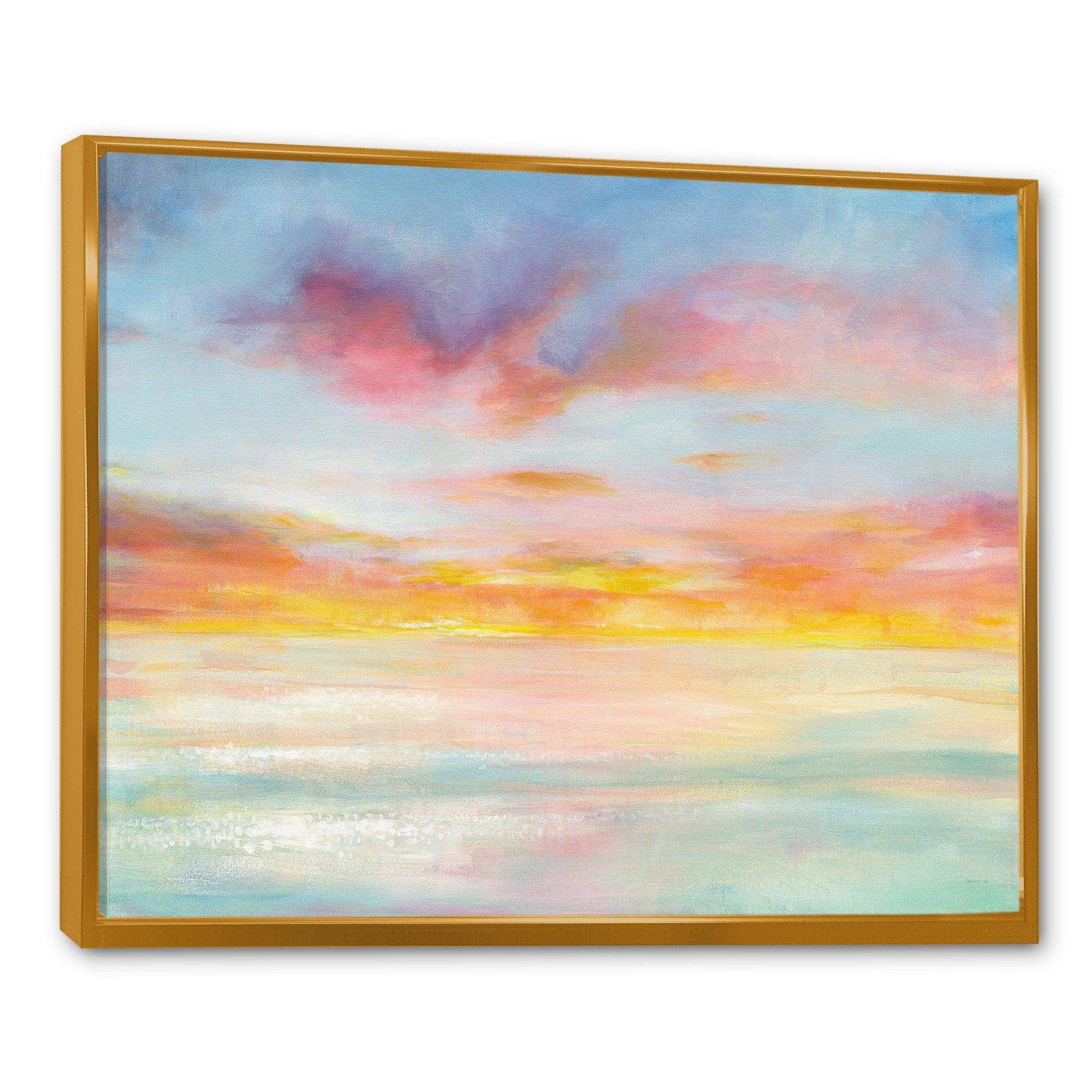 Pastel Pink And Blue Clouds