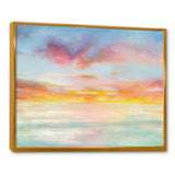 Pastel Pink And Blue Clouds