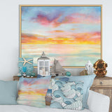 Pastel Pink And Blue Clouds