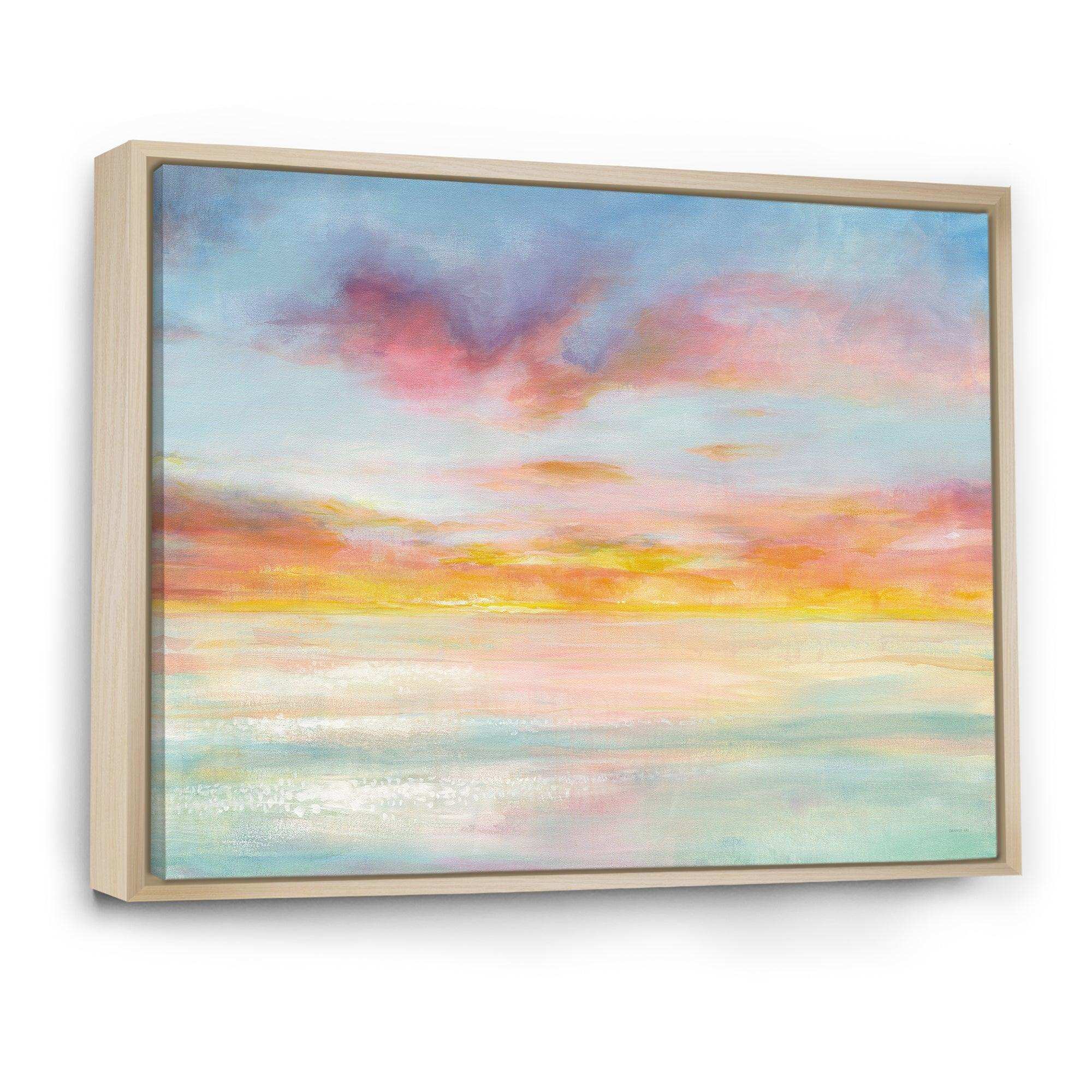 Pastel Pink And Blue Clouds