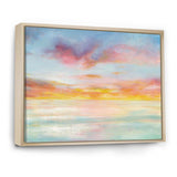 Pastel Pink And Blue Clouds
