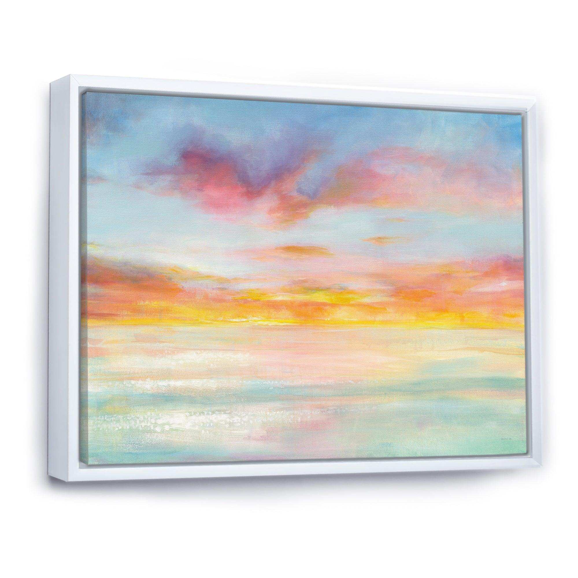 Pastel Pink And Blue Clouds