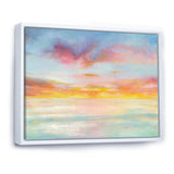 Pastel Pink And Blue Clouds