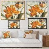 Parrot Tulips I on Ivory