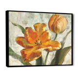 Parrot Tulips I on Ivory