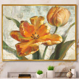 Parrot Tulips I on Ivory