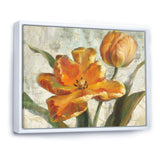 Parrot Tulips I on Ivory