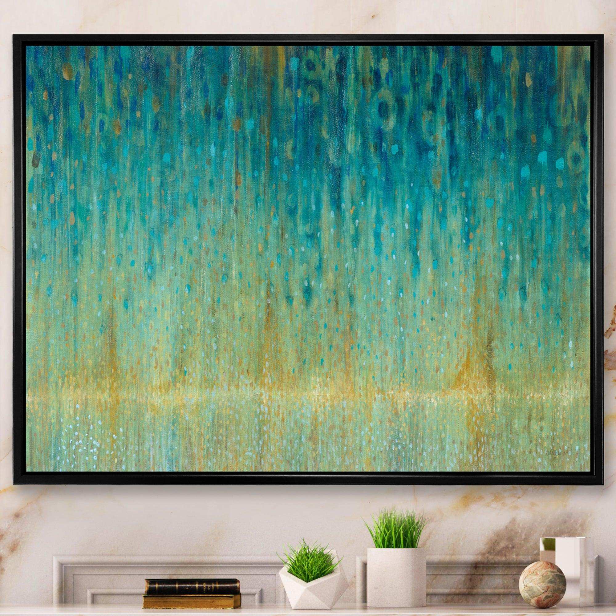 Rain Abstract  Panel