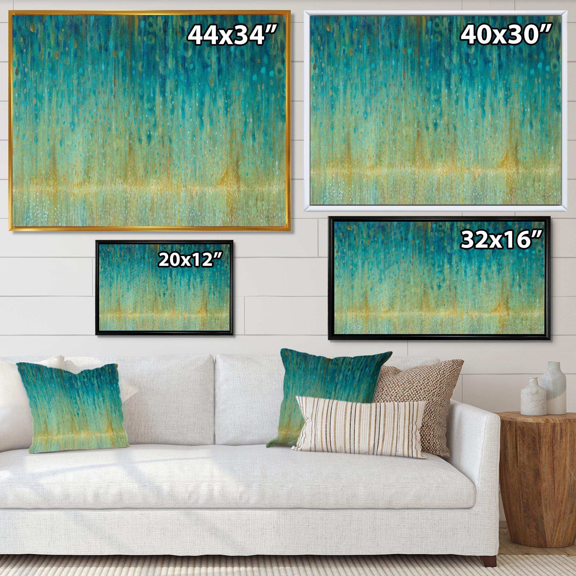 Rain Abstract  Panel