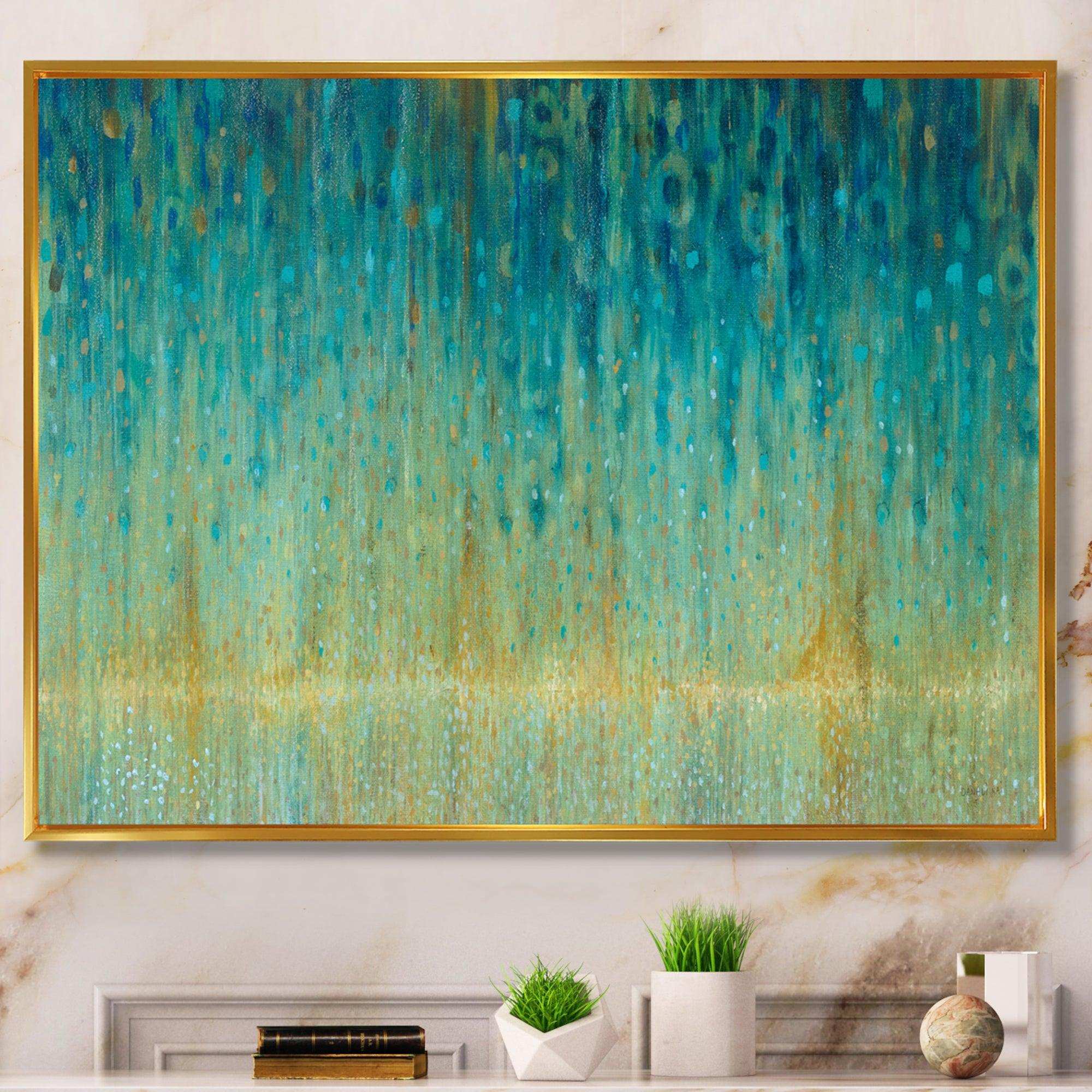 Rain Abstract  Panel