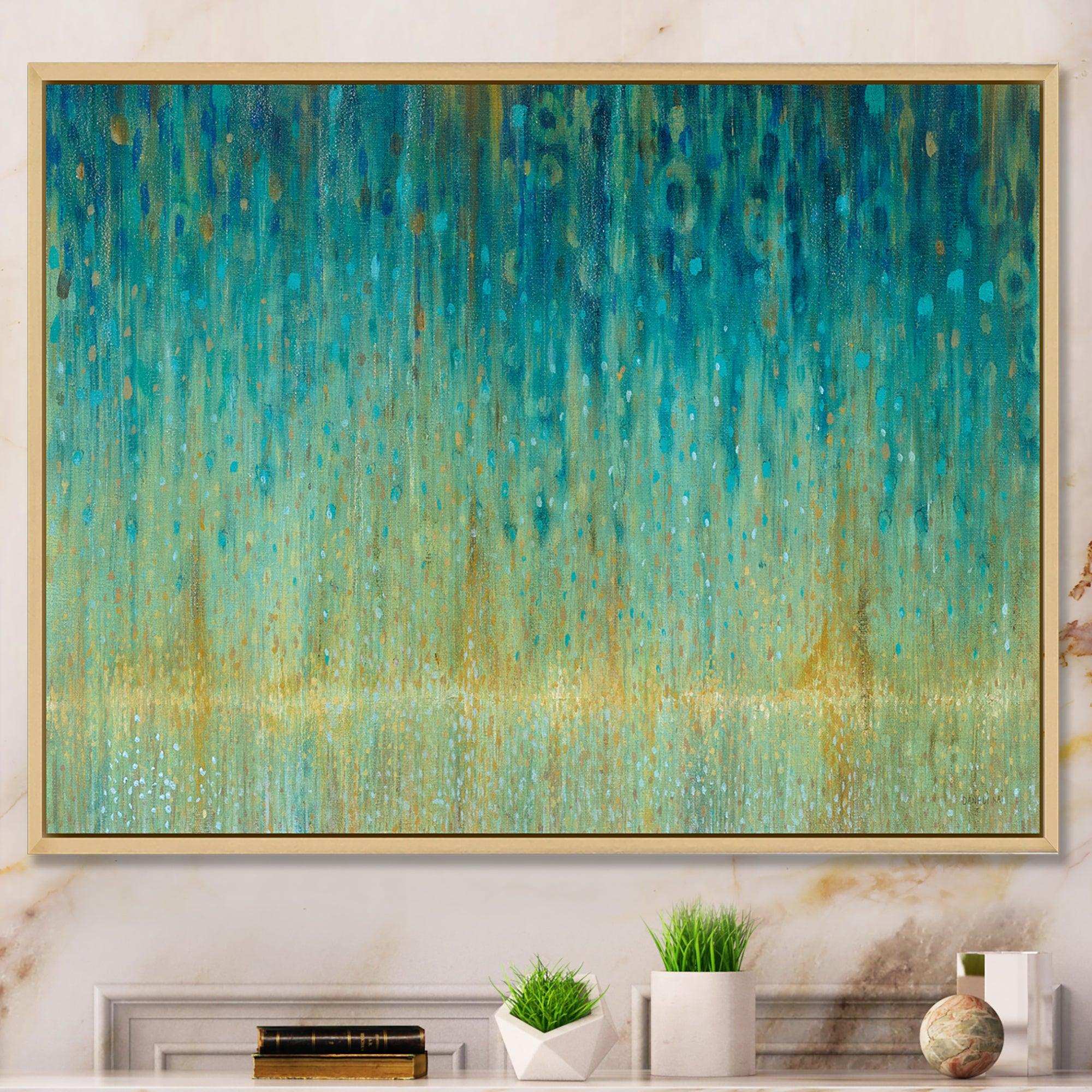 Rain Abstract  Panel