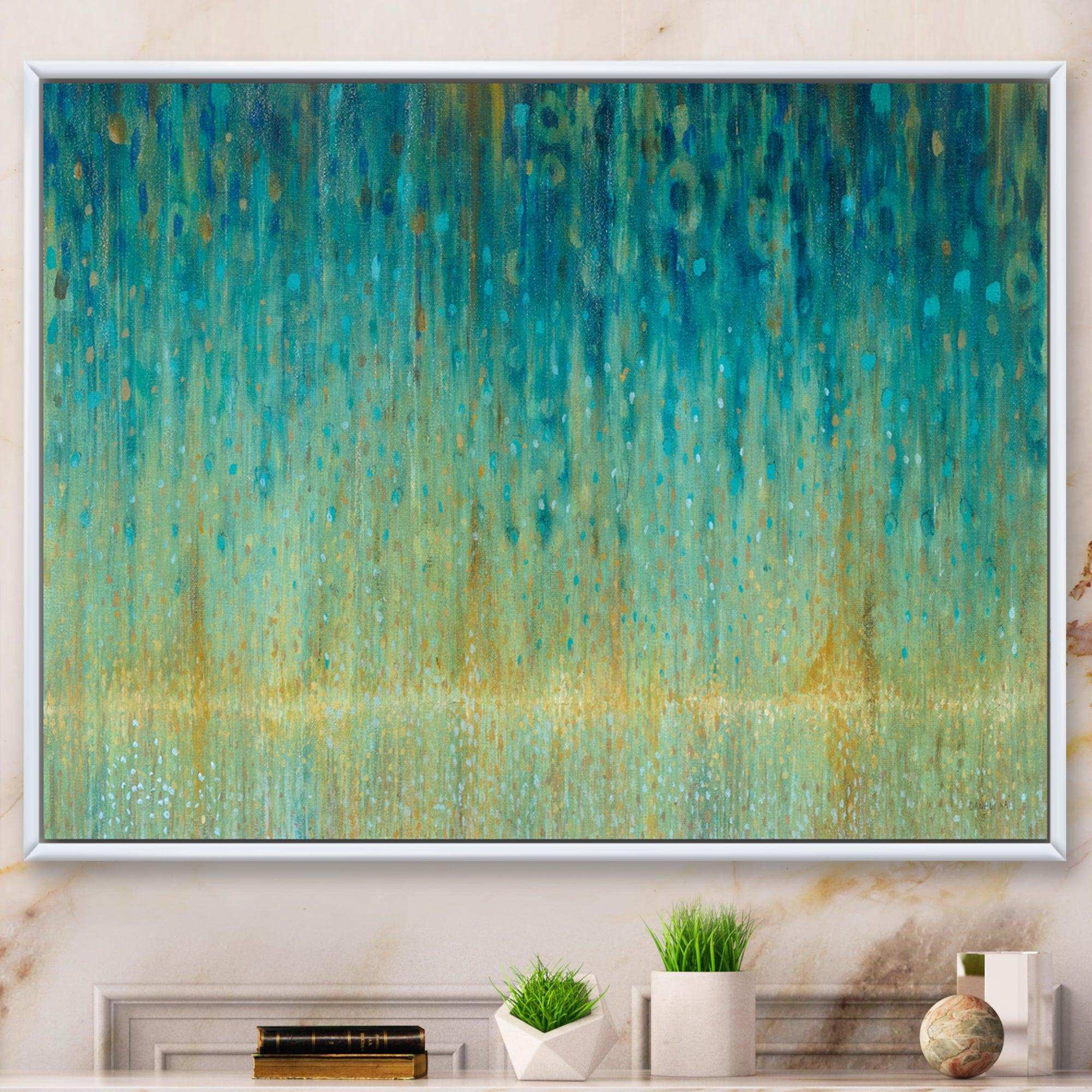 Rain Abstract  Panel