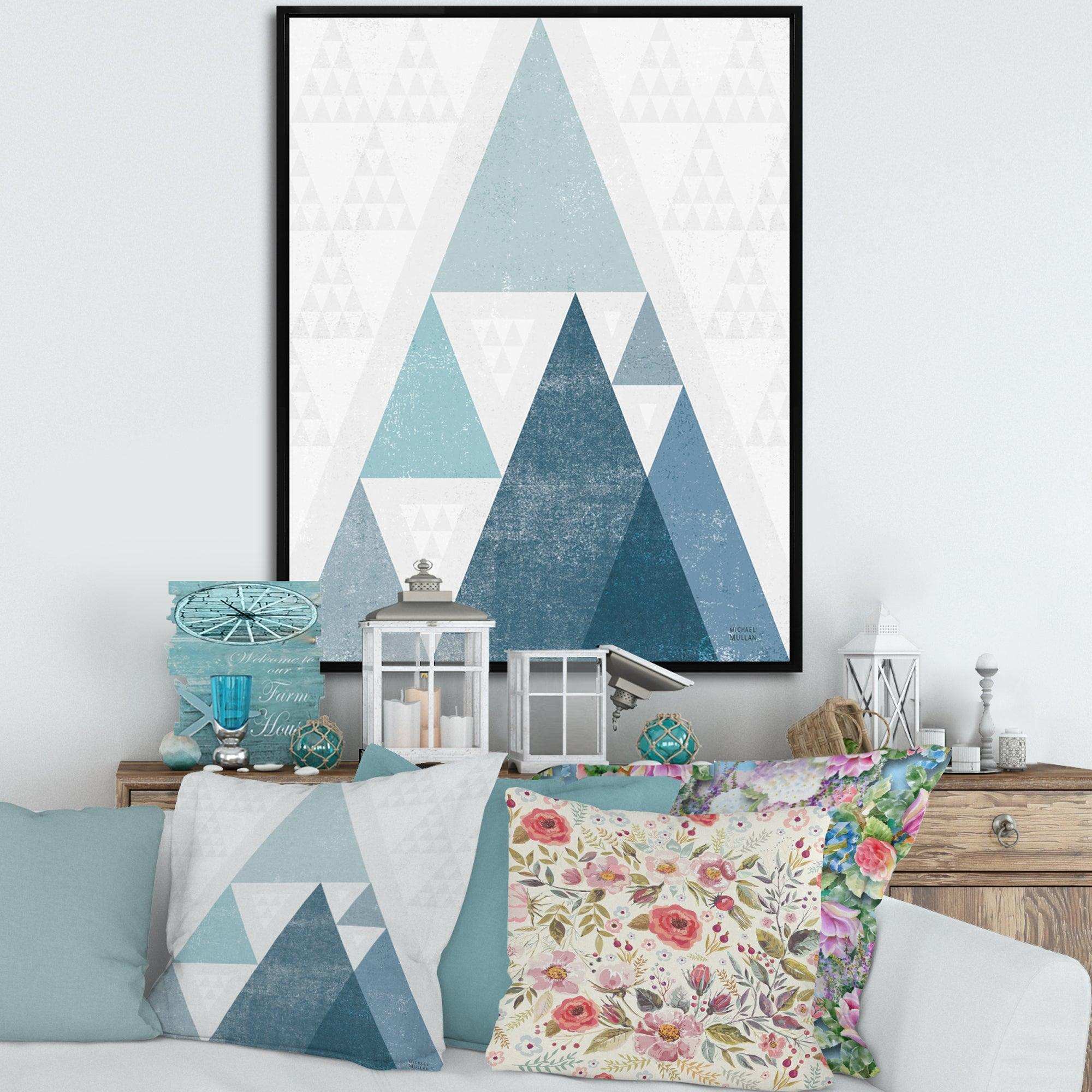 minimal Triangles III Blue