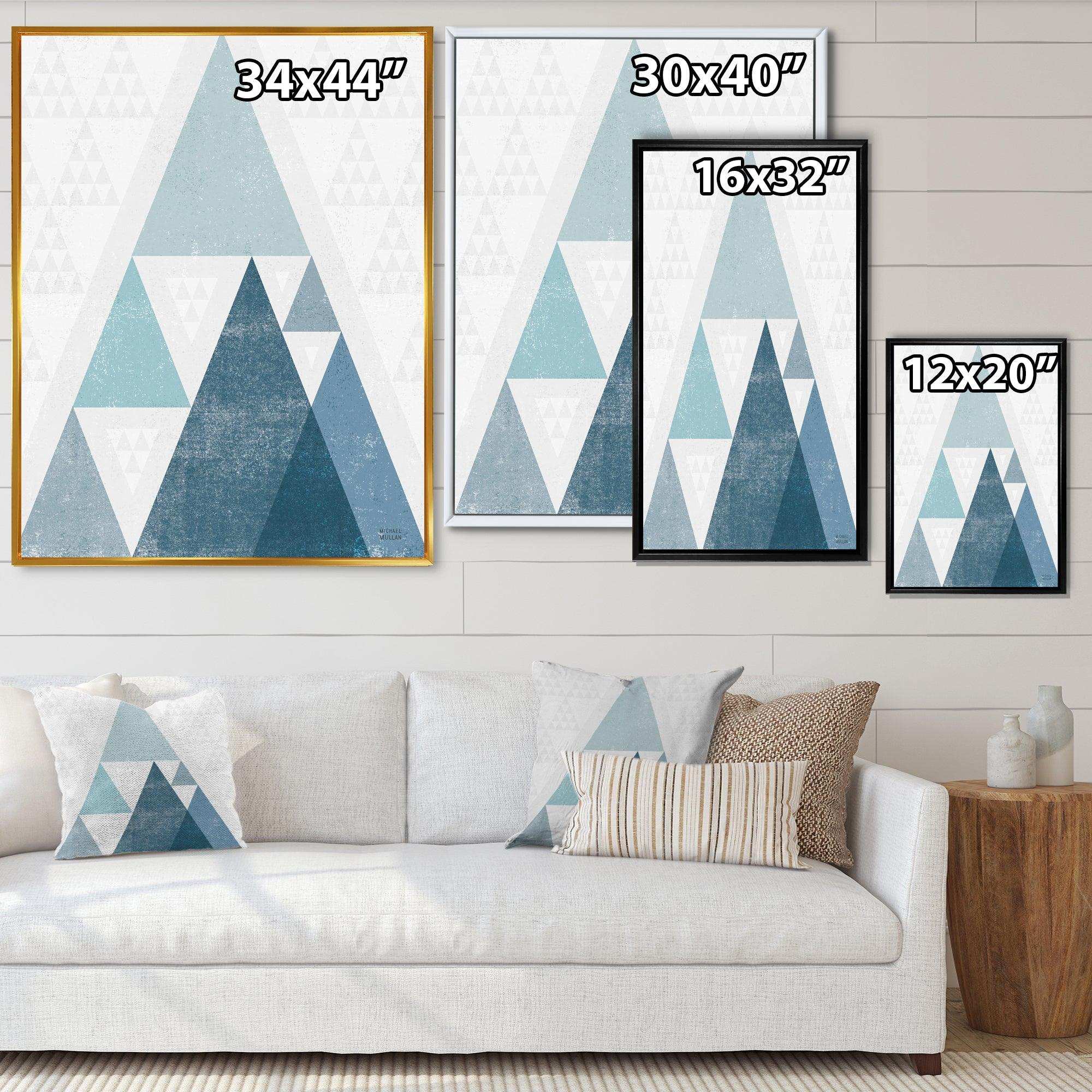 minimal Triangles III Blue