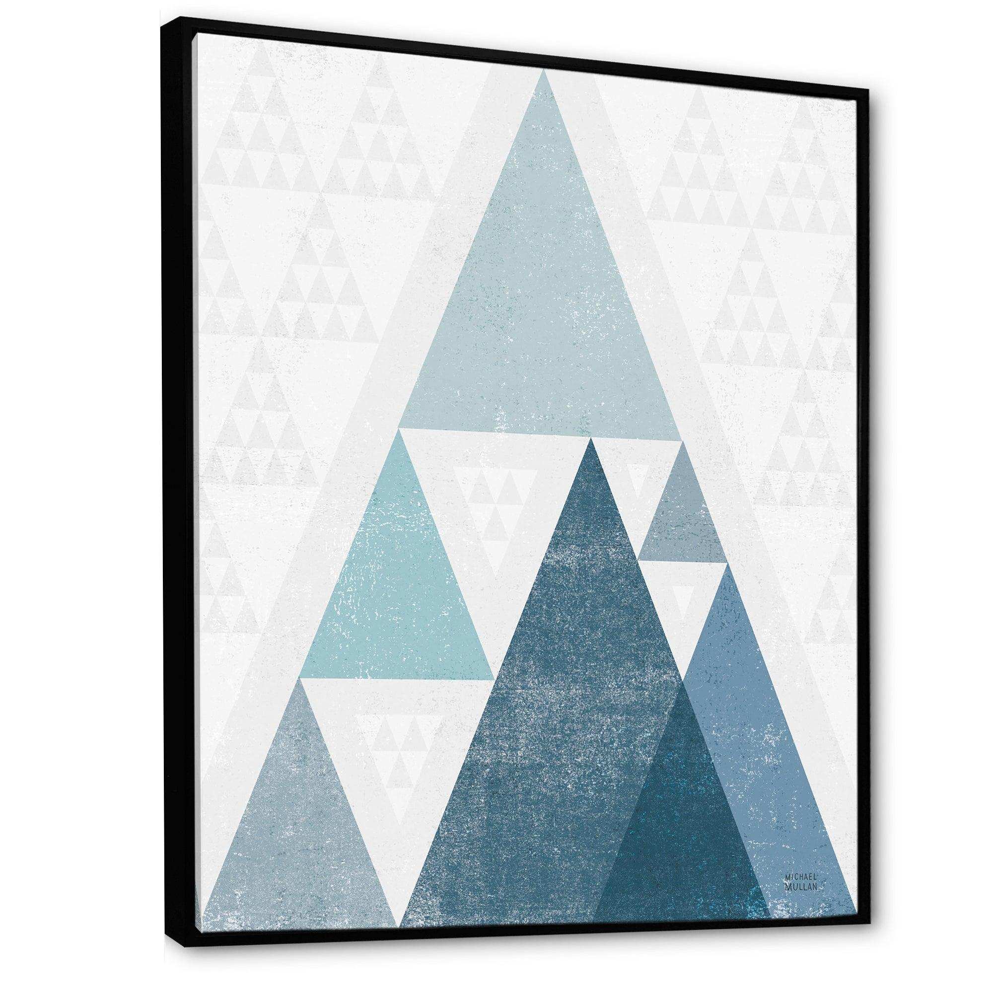 minimal Triangles III Blue