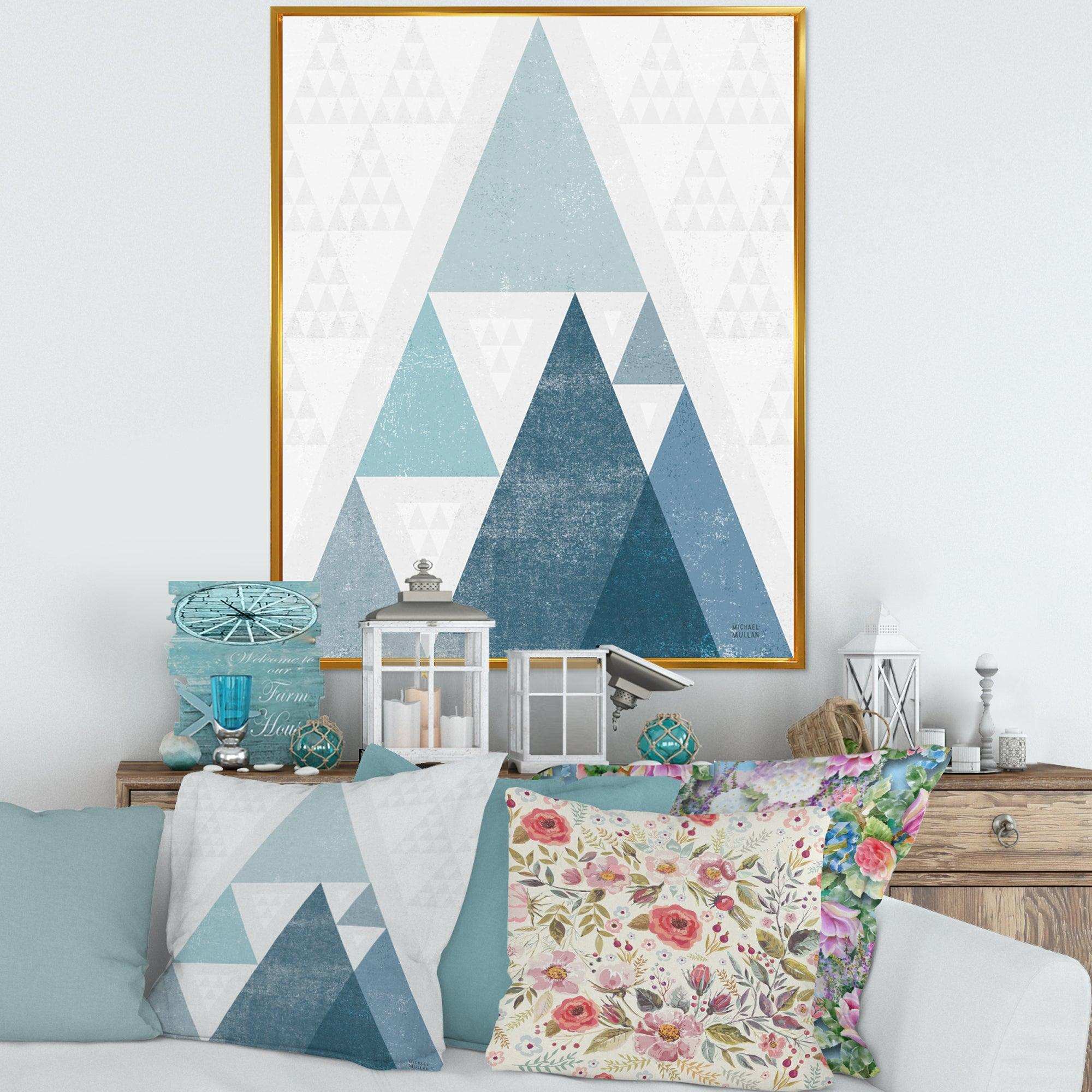 minimal Triangles III Blue