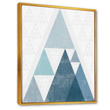 minimal Triangles III Blue