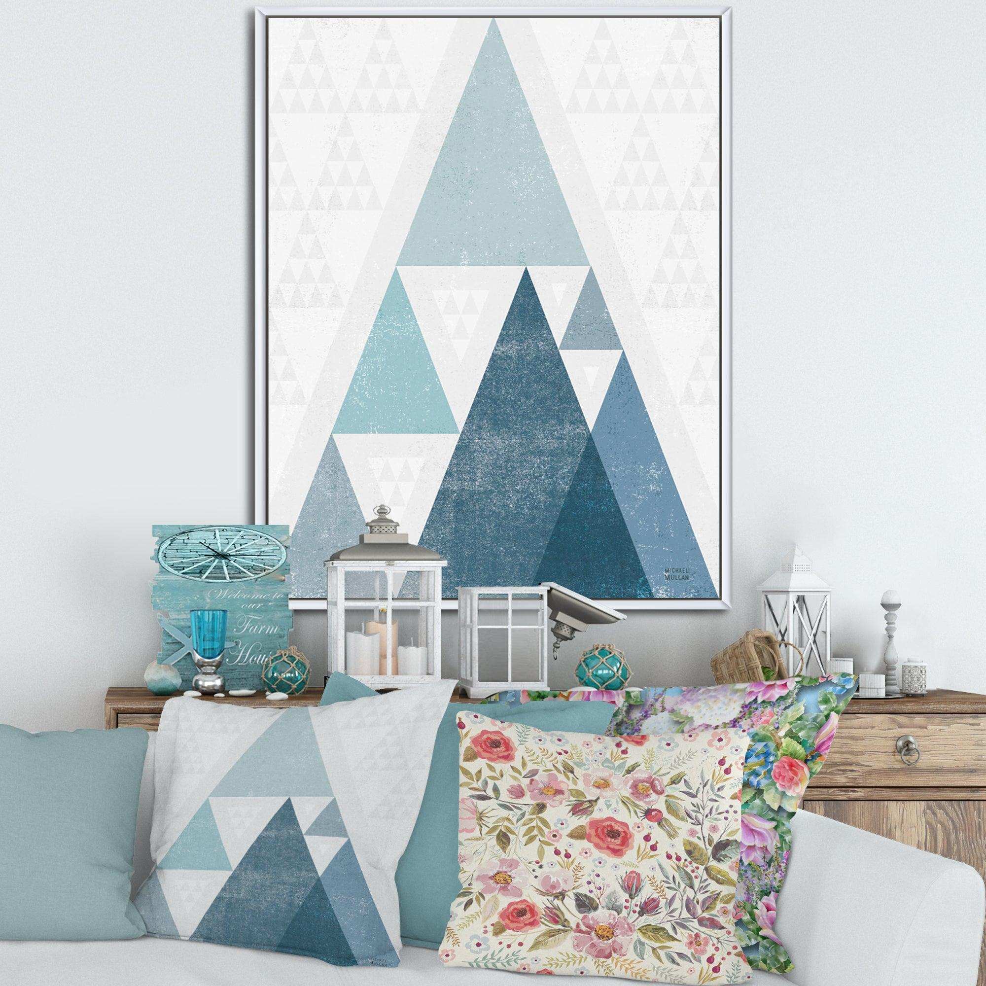 minimal Triangles III Blue