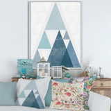 minimal Triangles III Blue