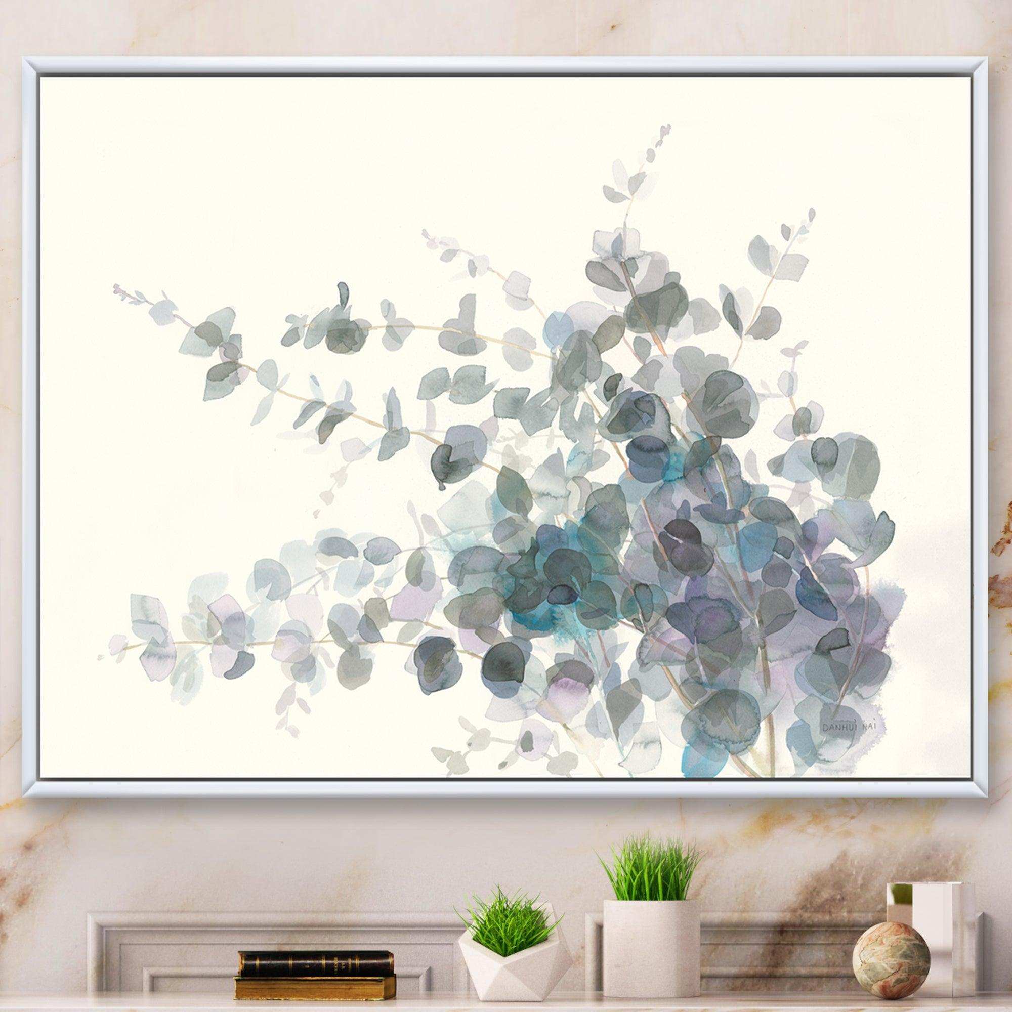 Grey  Watercolor Flower II