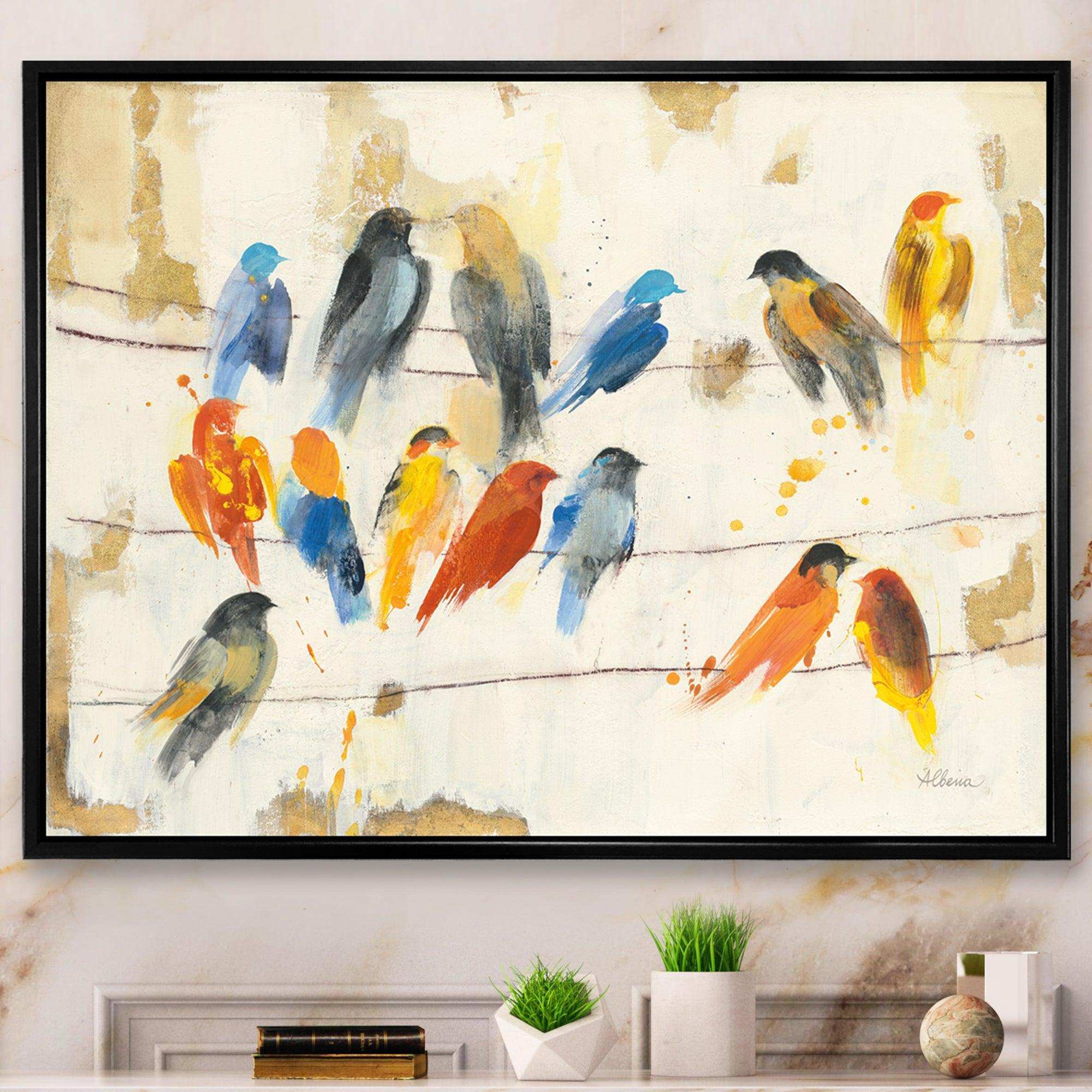 Multicolor Bird Meeting