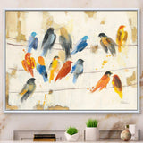 Multicolor Bird Meeting