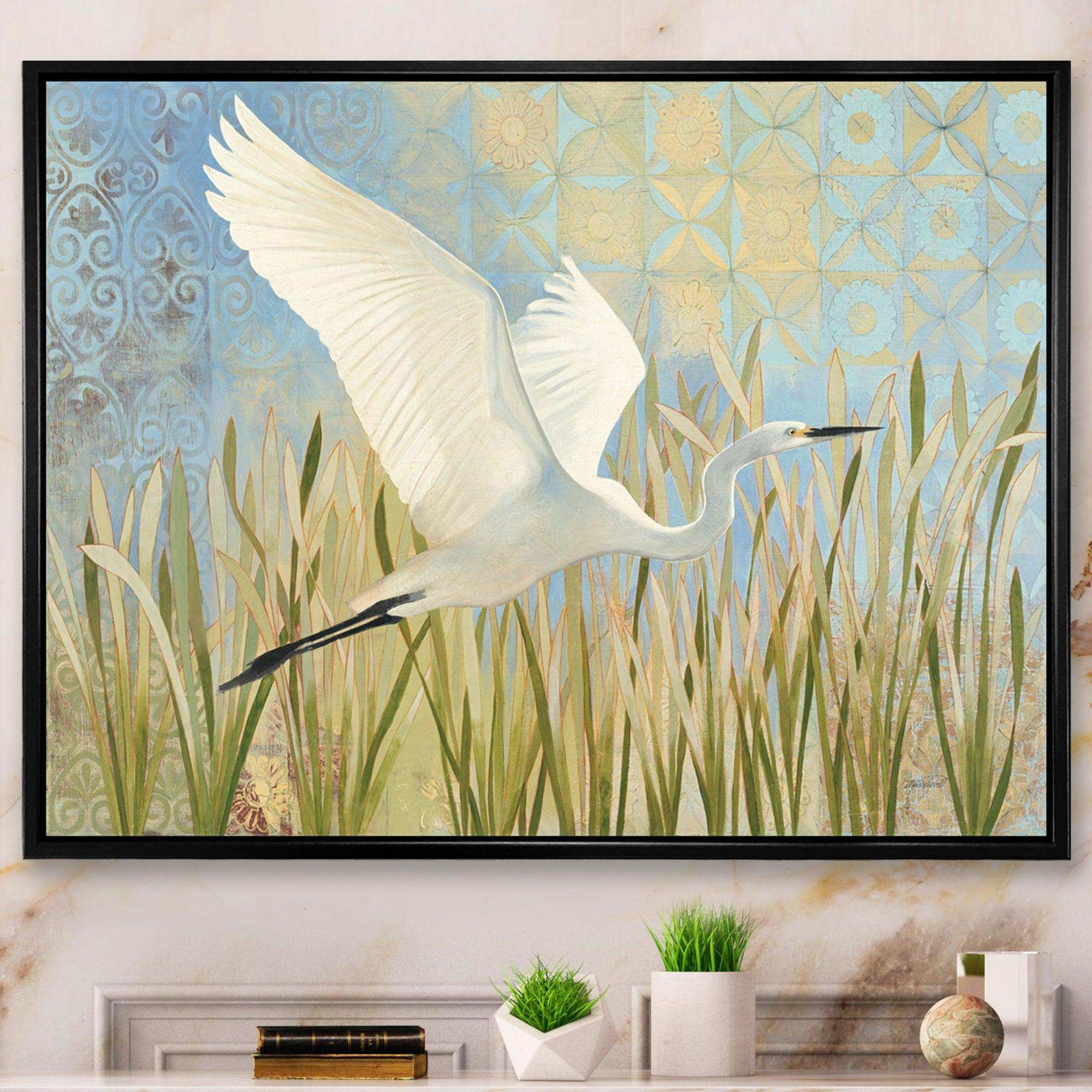 Snowy Egret in Flight vII