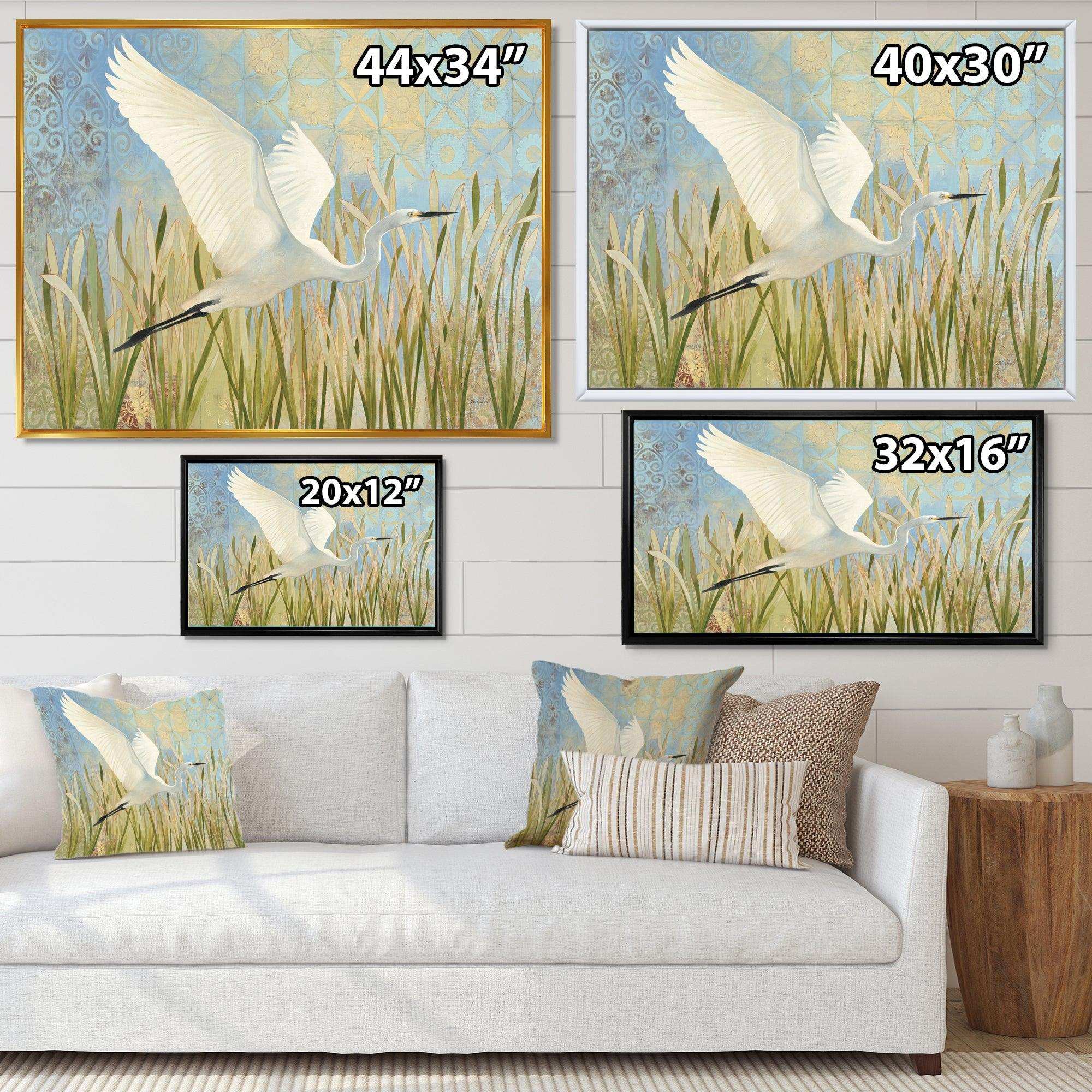 Snowy Egret in Flight vII