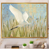 Snowy Egret in Flight vII