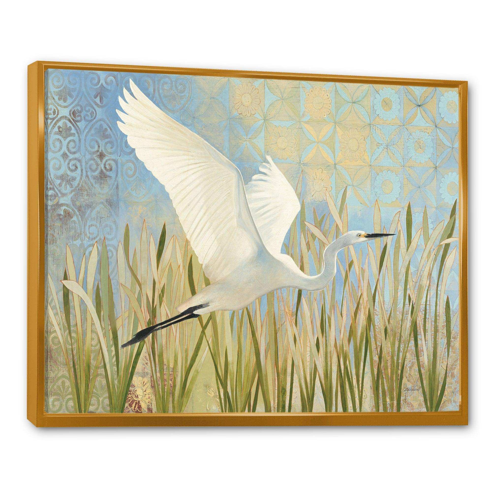 Snowy Egret in Flight vII