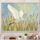 Snowy Egret in Flight vII