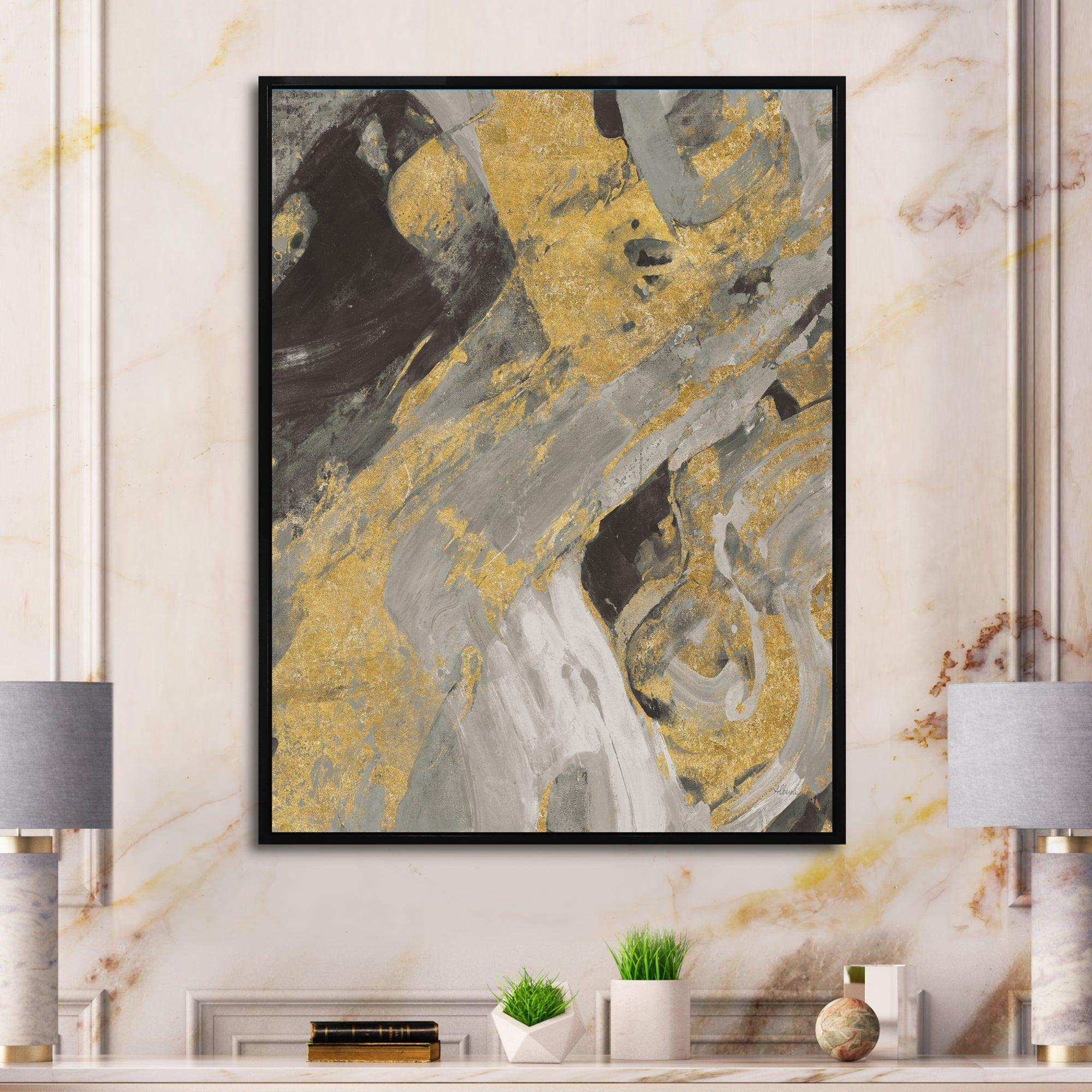 Marble Gold and Black