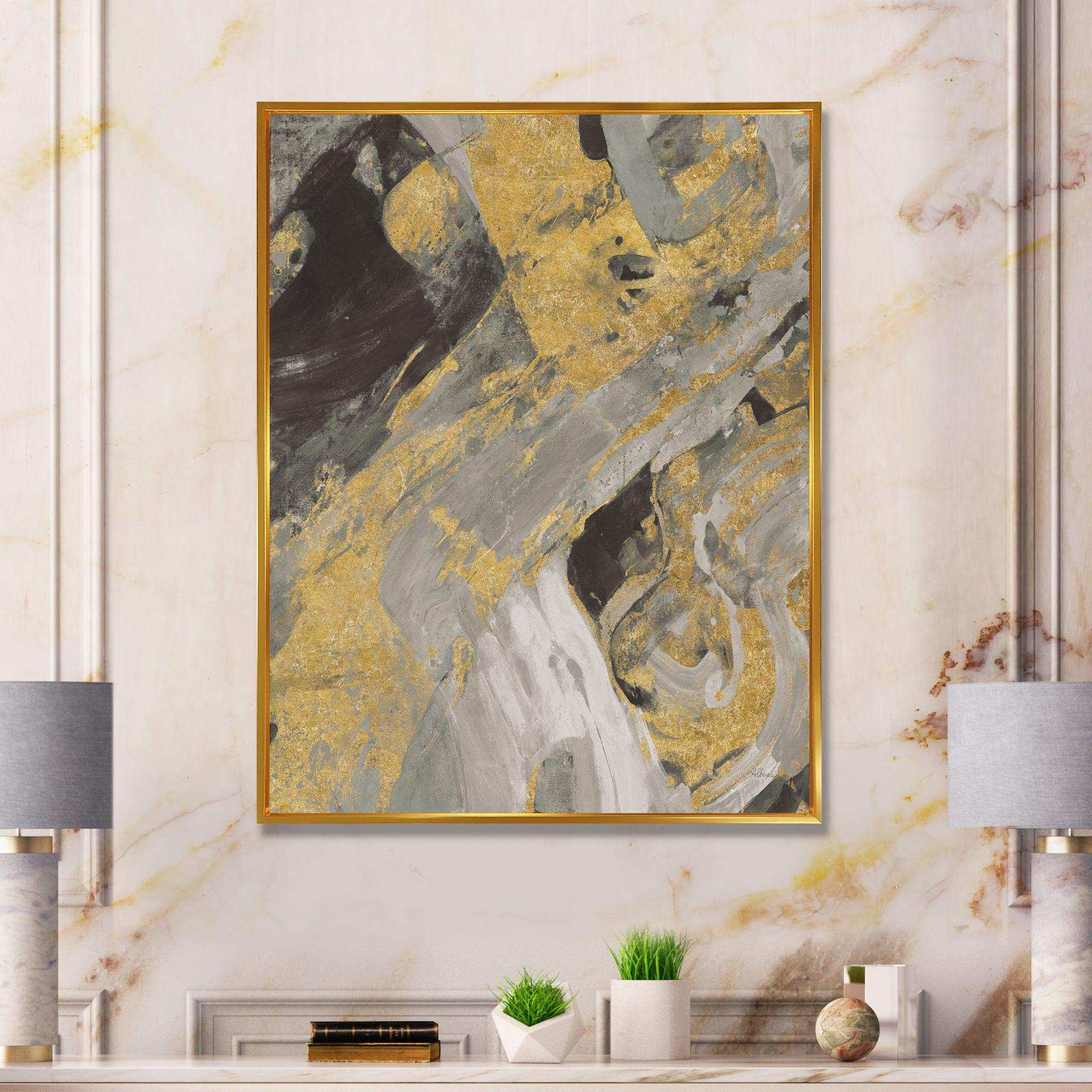 Marble Gold and Black