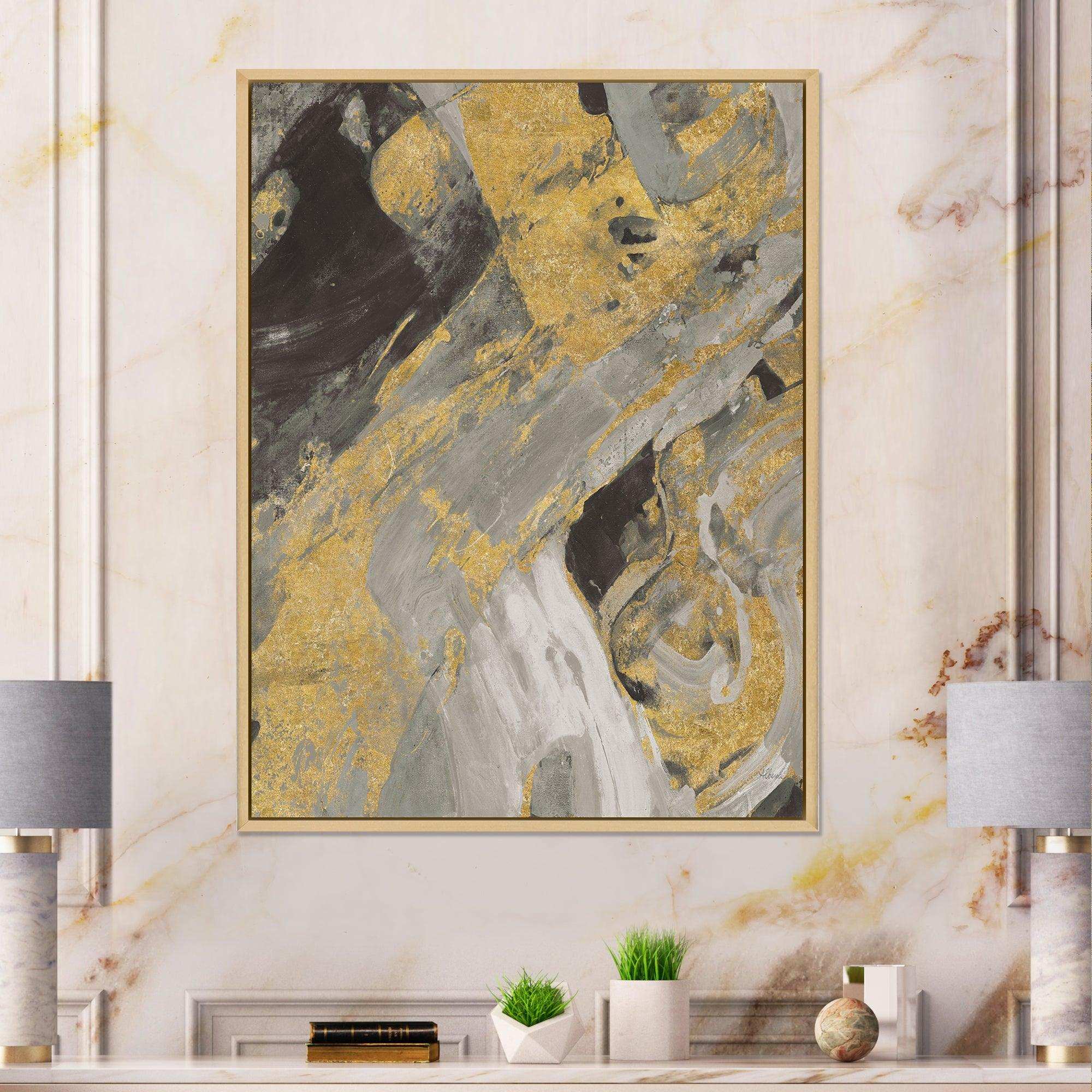 Marble Gold and Black