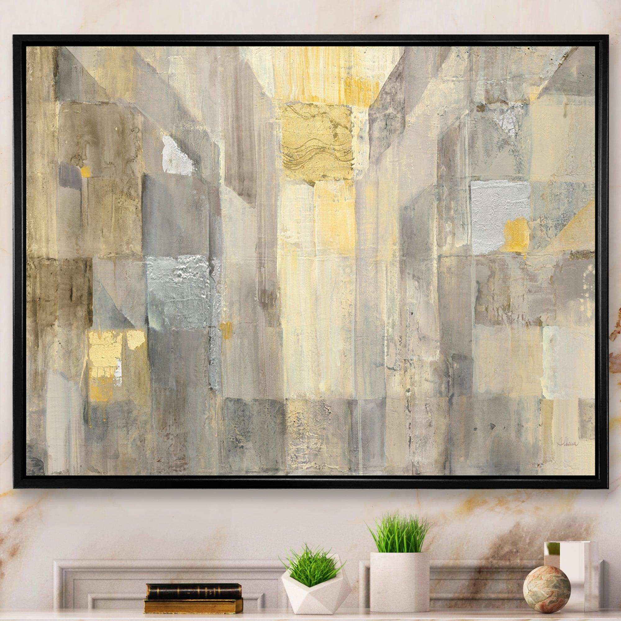 Gold Square Watercolor