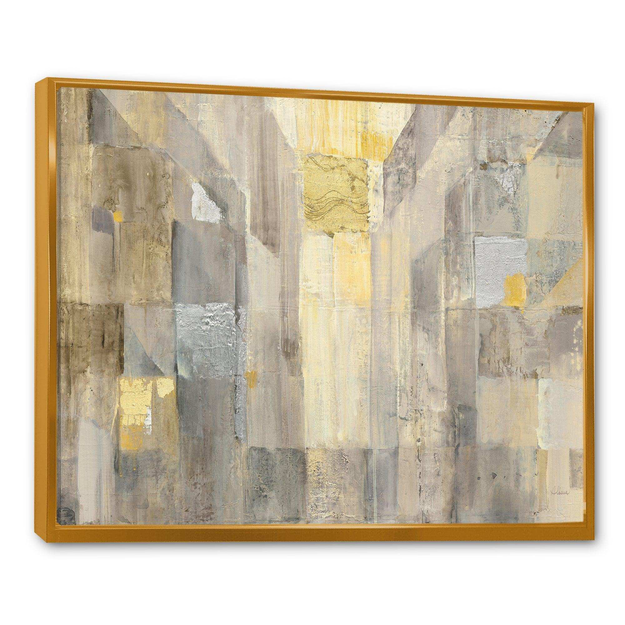 Gold Square Watercolor