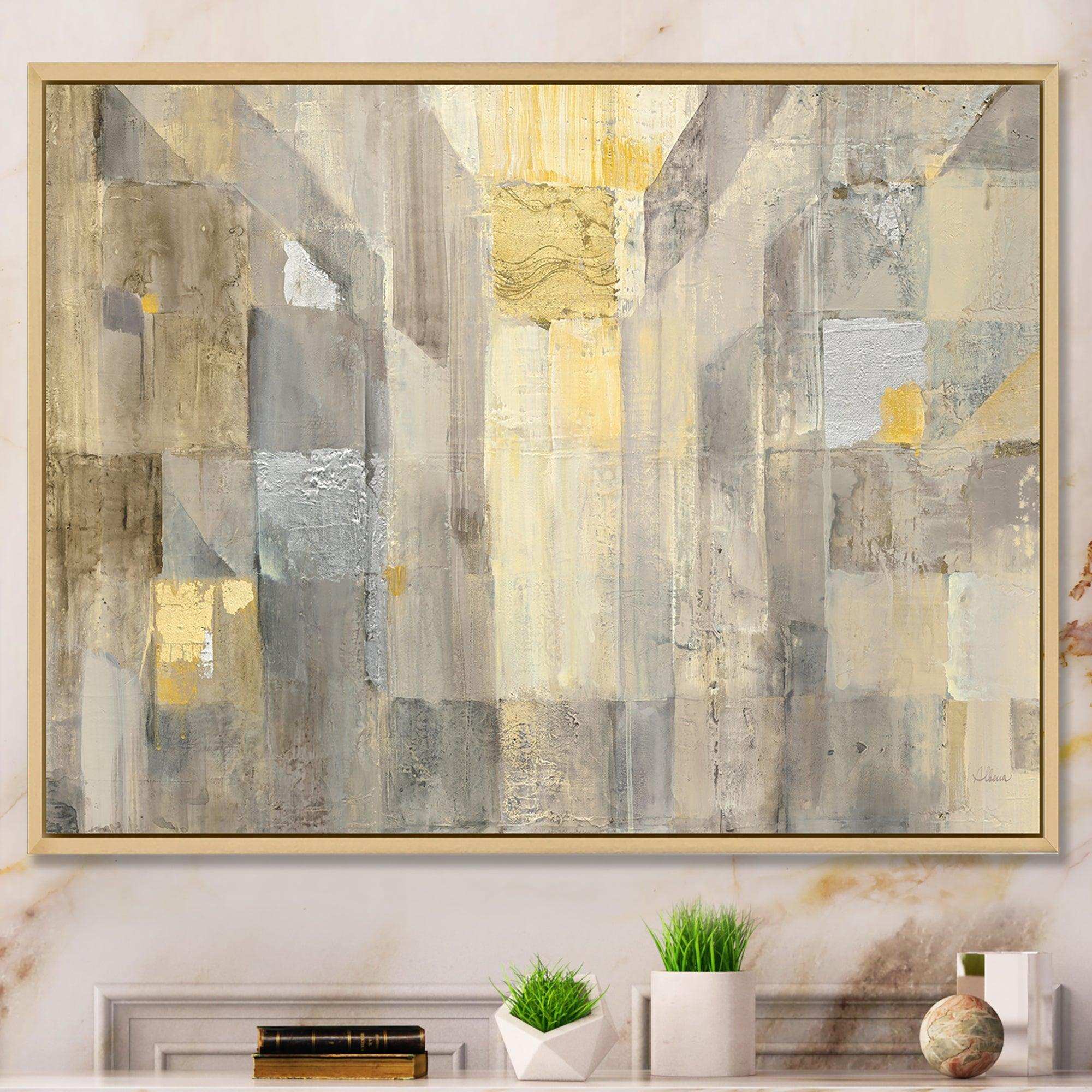 Gold Square Watercolor