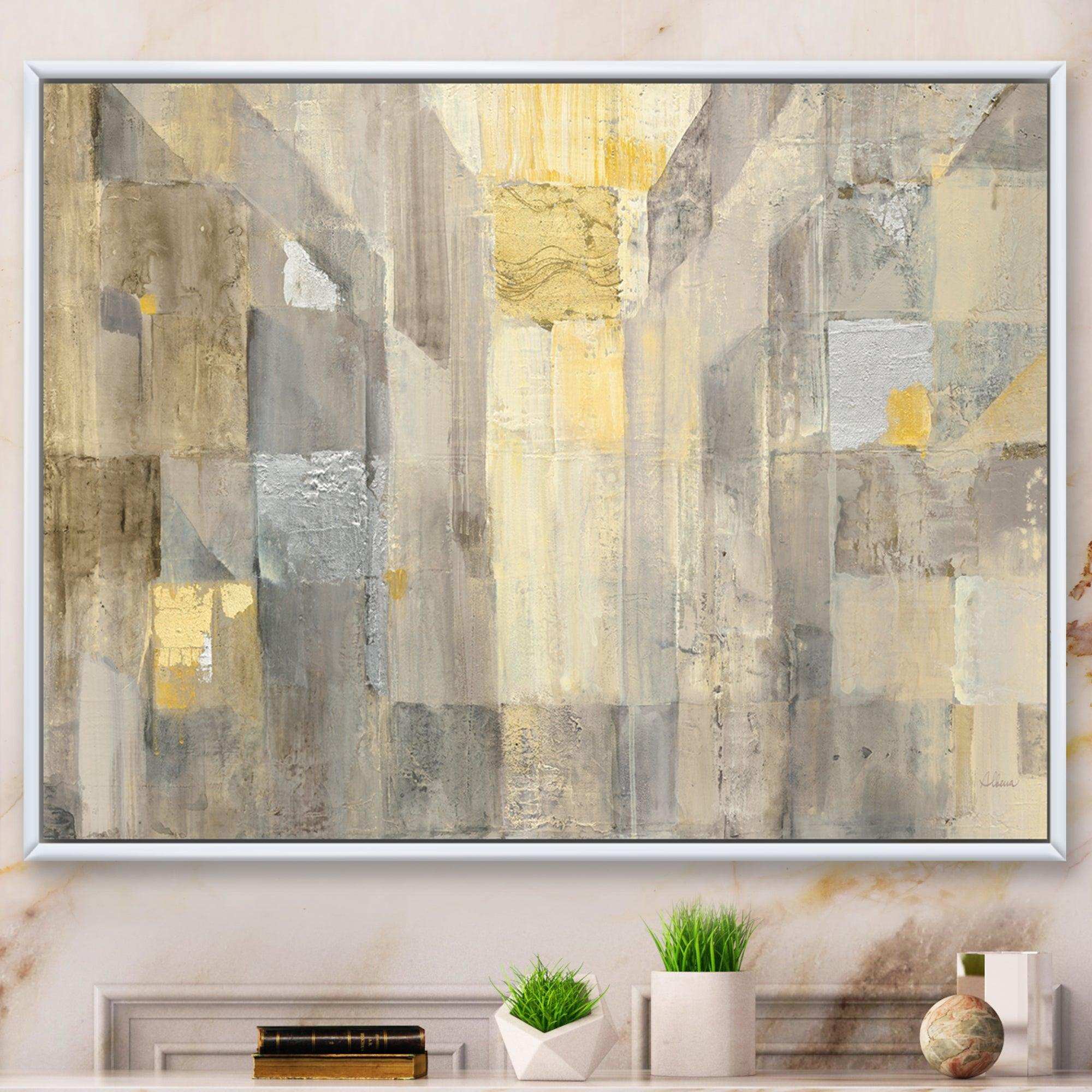 Gold Square Watercolor