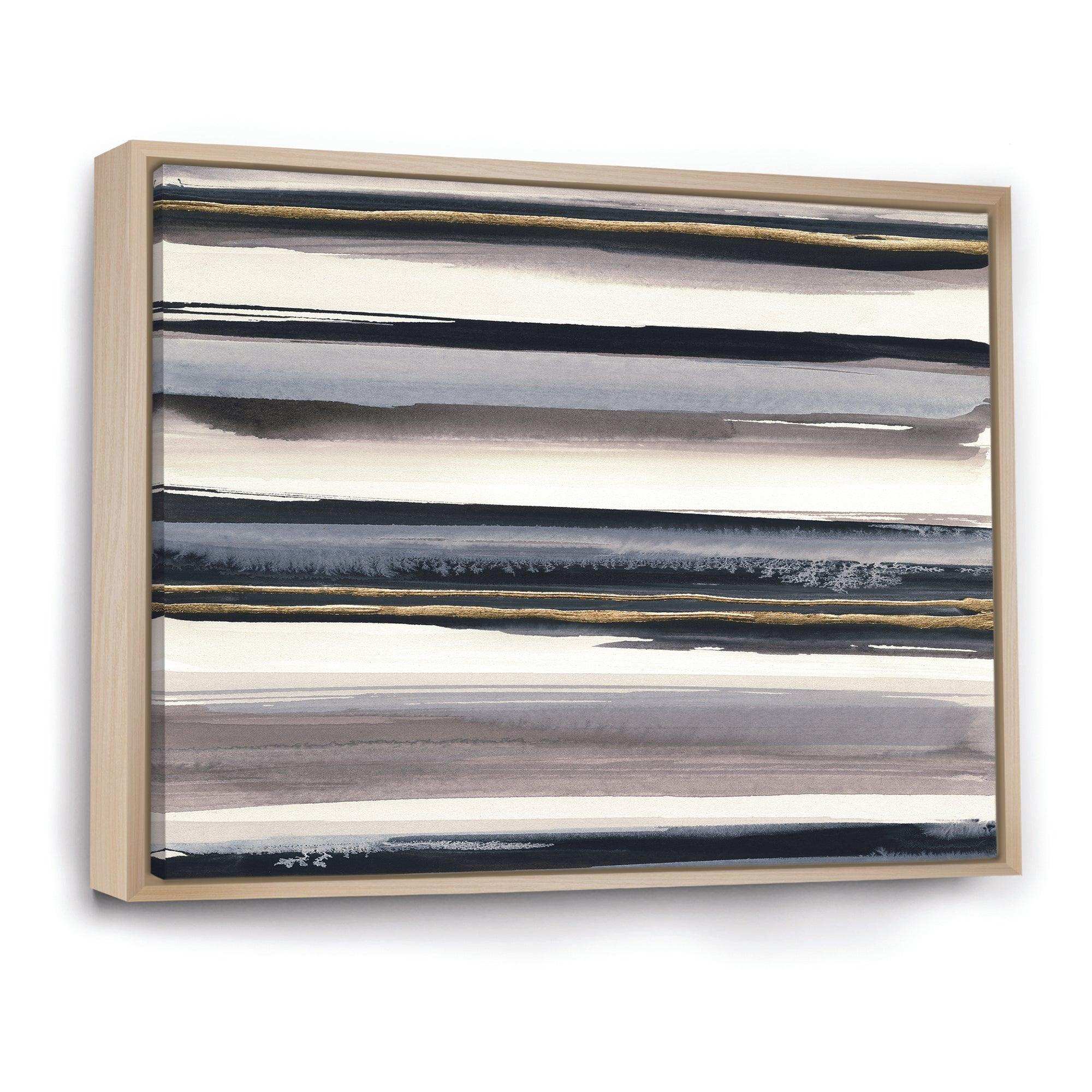 Gold Watercolor Amethyst I