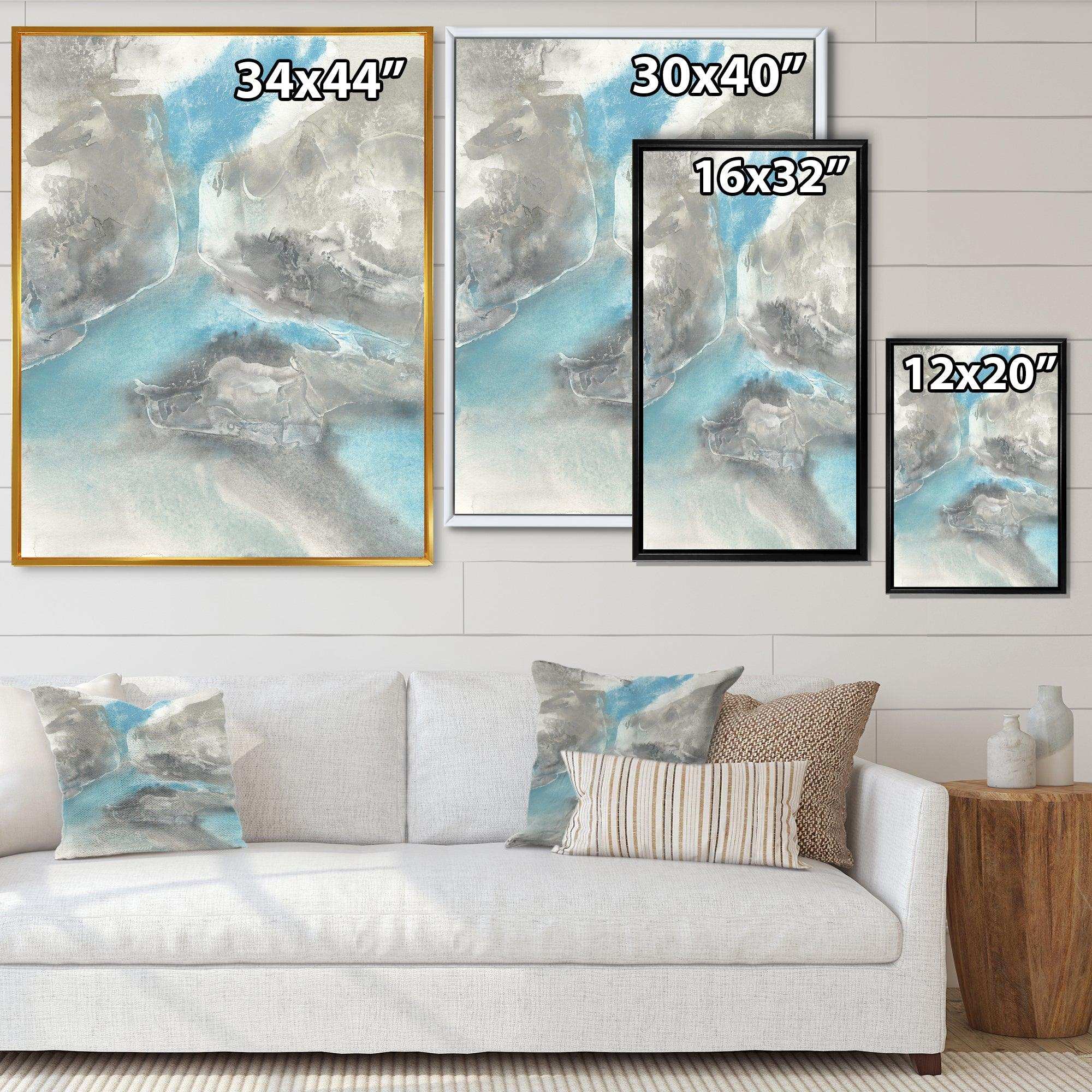 Watercolor Minimal Blue Tones II