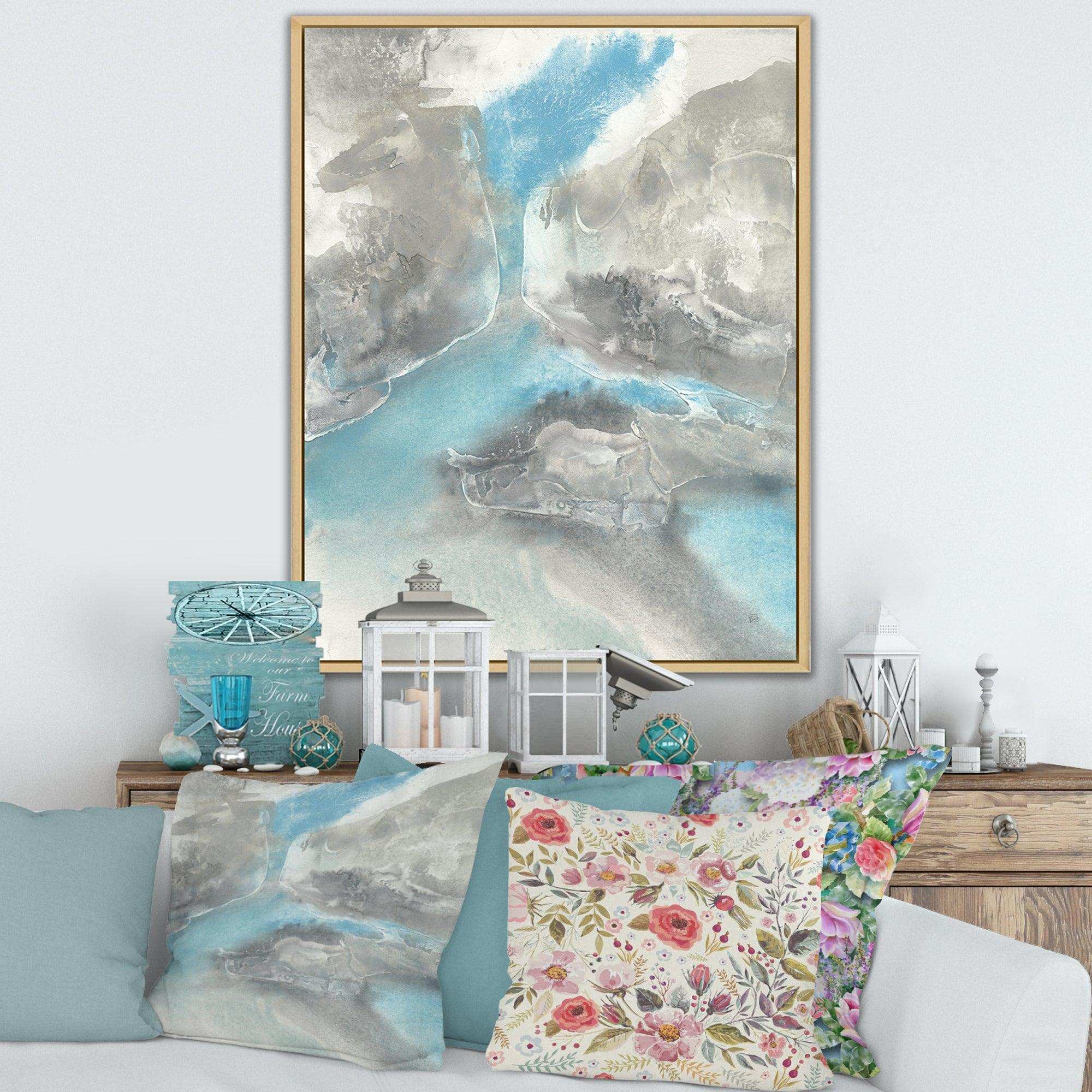 Watercolor Minimal Blue Tones II