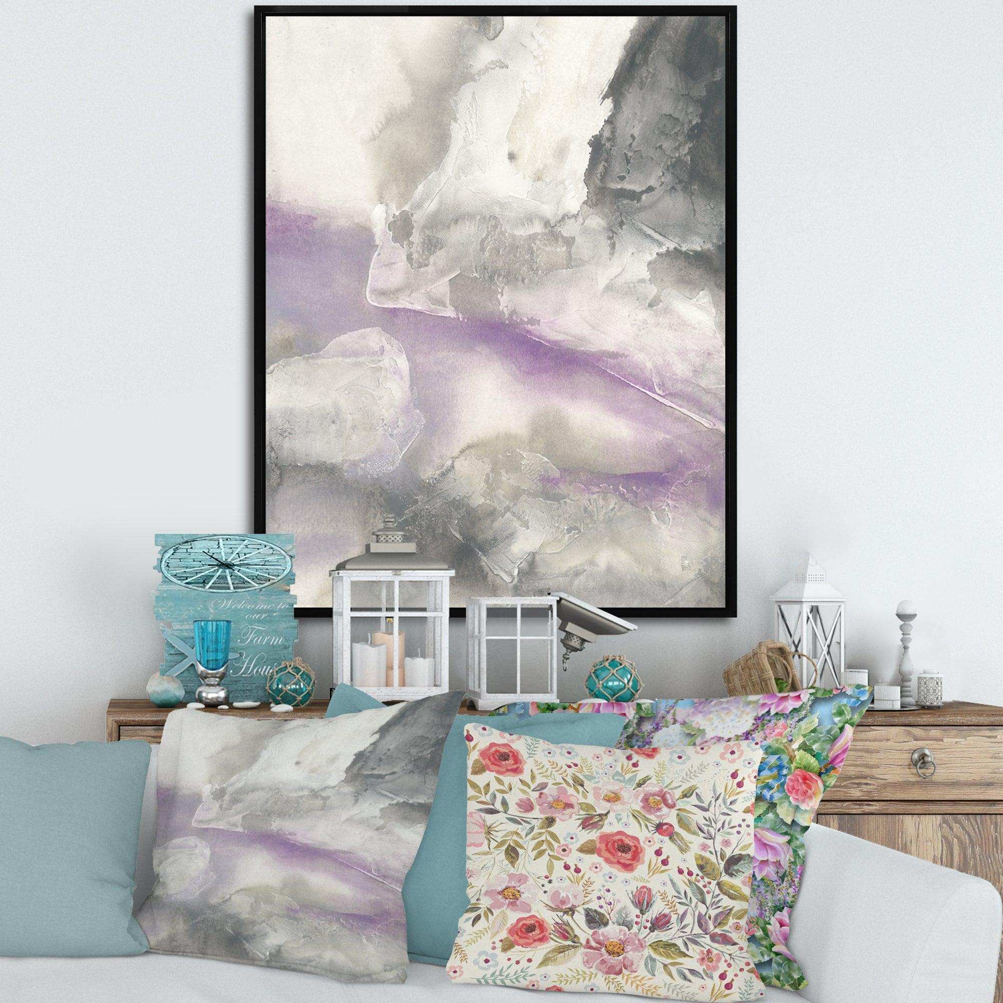 Watercolor Minimal Purple Tones I