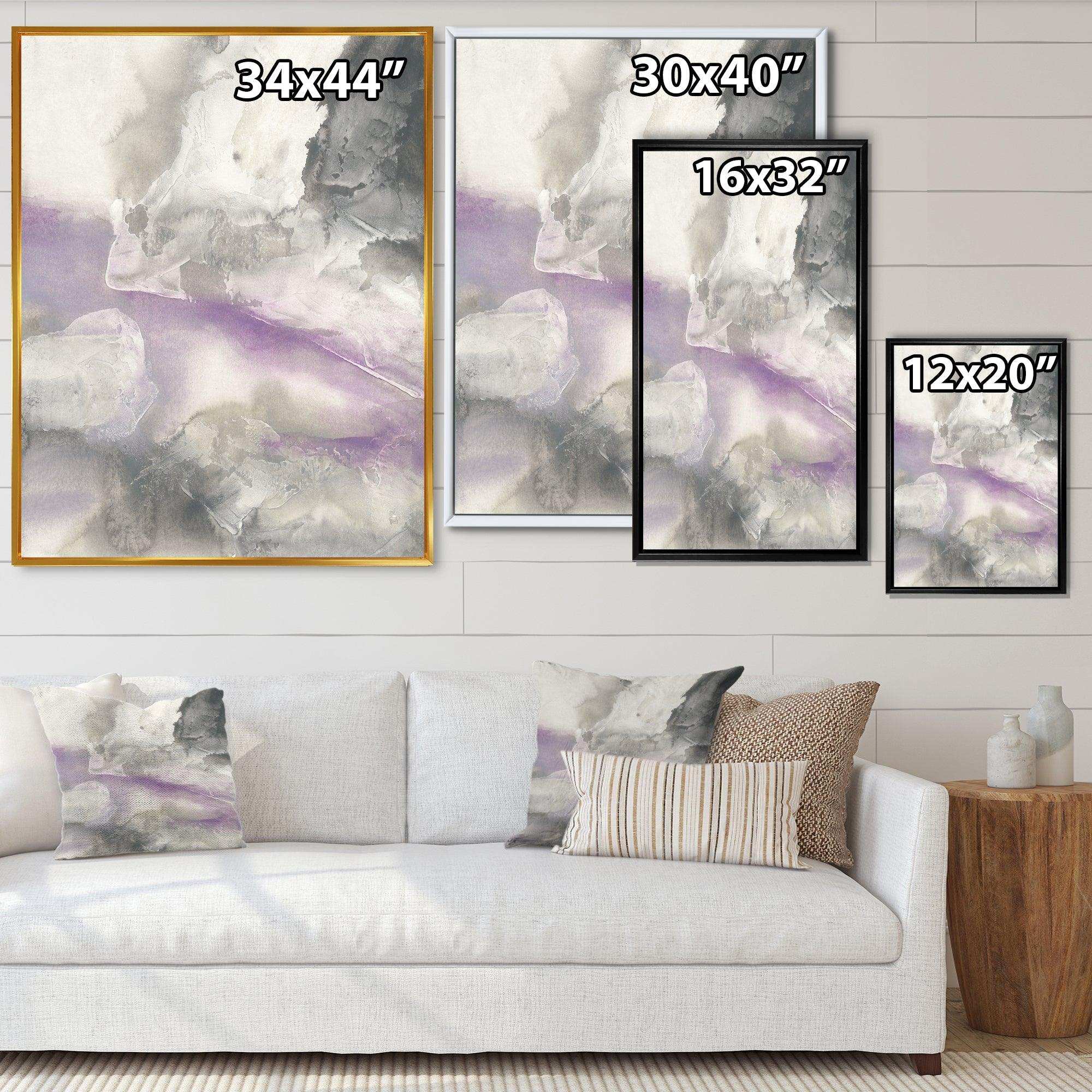 Watercolor Minimal Purple Tones I