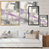 Watercolor Minimal Purple Tones I