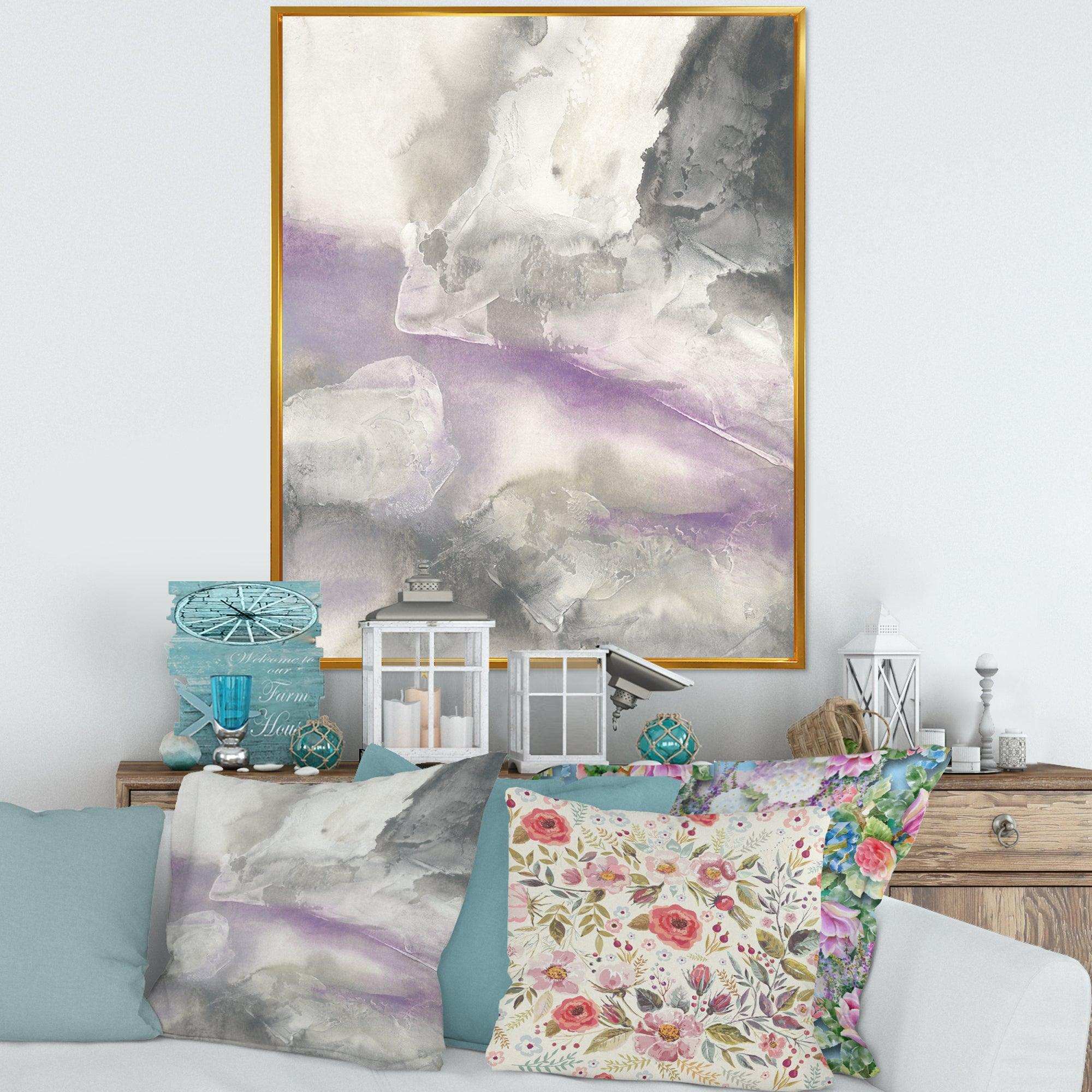 Watercolor Minimal Purple Tones I